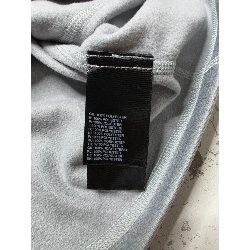 The North Face Pullover Mens Large Gray 1/4 Zip Fleece Hiking Outdoor Top